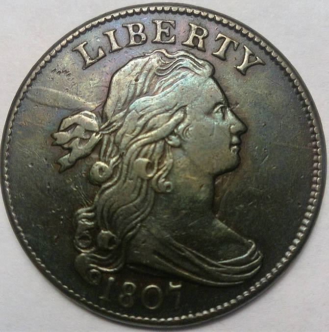 1807-Large-Cent-Small-Fraction-With-Comet--S271-VF-35